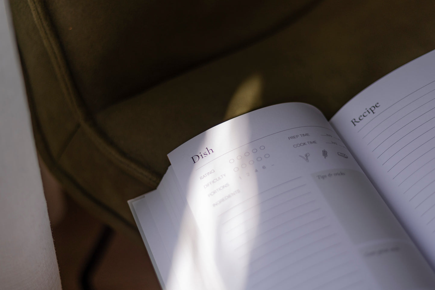 Bonds & Bites - Recipe Journal