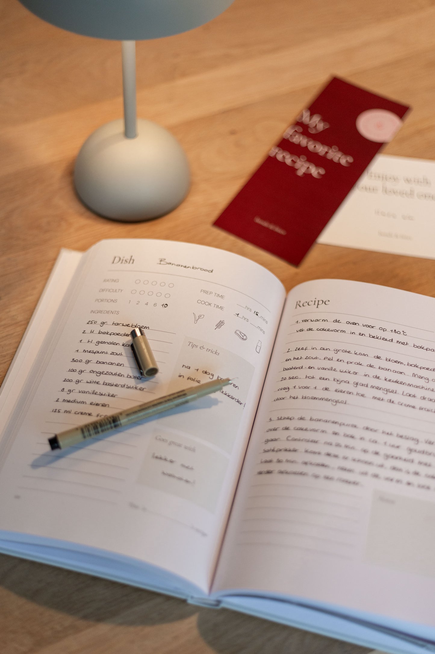 Bonds & Bites - Recipe Journal